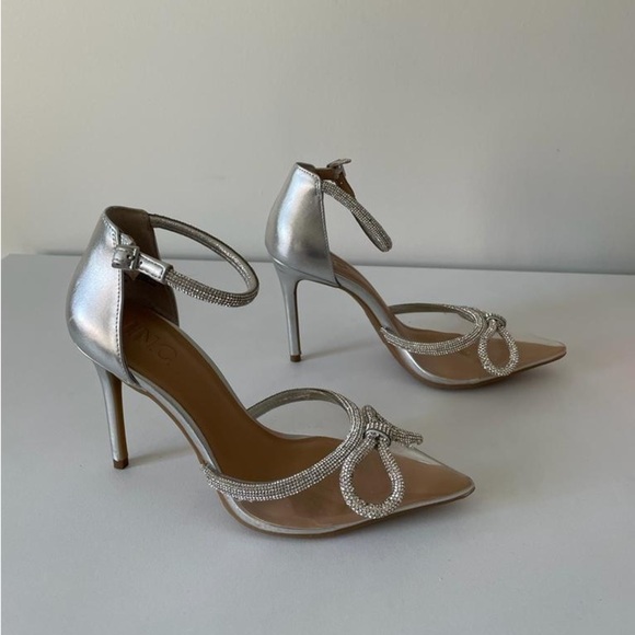 I.n.c. International Concepts Lidani Pointed Toe Clear Vinyl Pumps - 6 - Picture 5 of 11